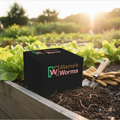 Living Material + Red Wiggler Composting Worms Eisenia andrei