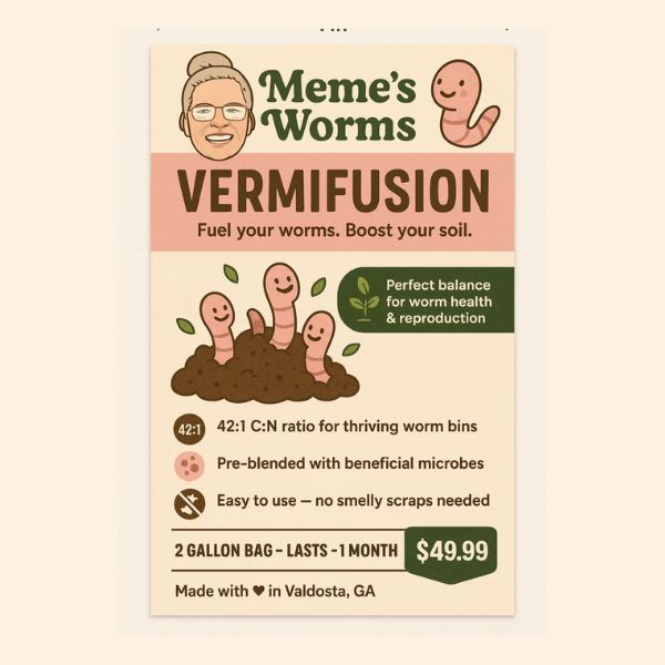 Memes VermiFusion Blend Worm Bedding (SC)