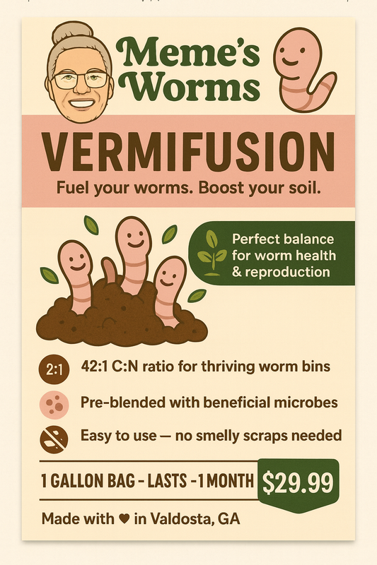 Memes VermiFusion Blend Worm Bedding